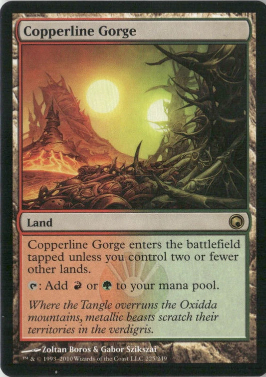 Scan Image | Copperline Gorge - Scars of Mirrodin | [81657446]