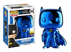 DC Super Heroes - Batman (Blue Chrome) 2017 Toy Tokyo Exclusive Pop Vinyl #144