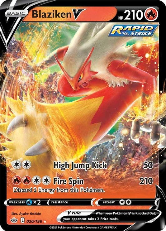 Blaziken V - SWSH06: Chilling Reign