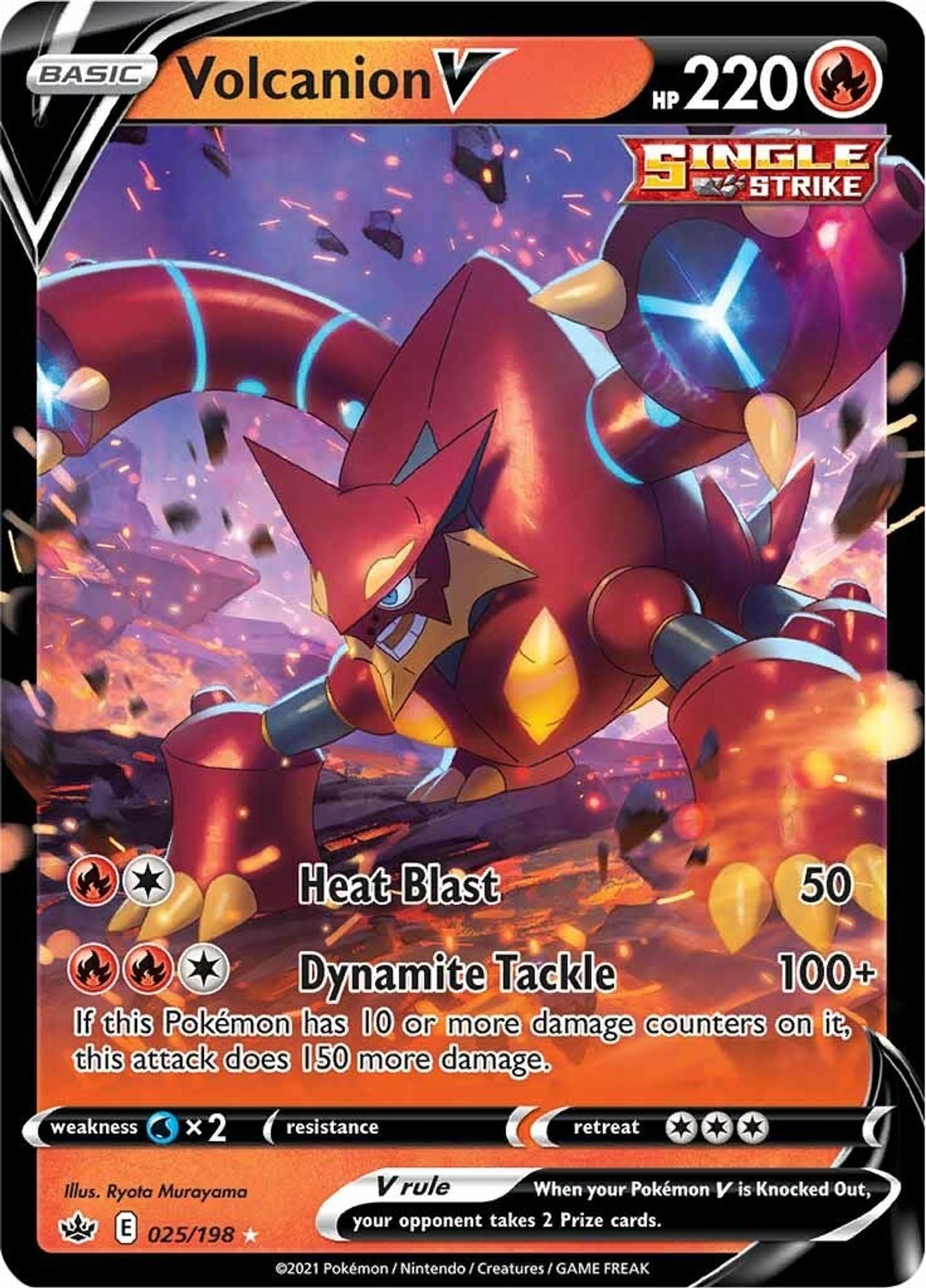 Volcanion V - SWSH06: Chilling Reign
