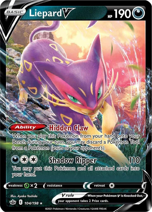Liepard V - SWSH06: Chilling Reign
