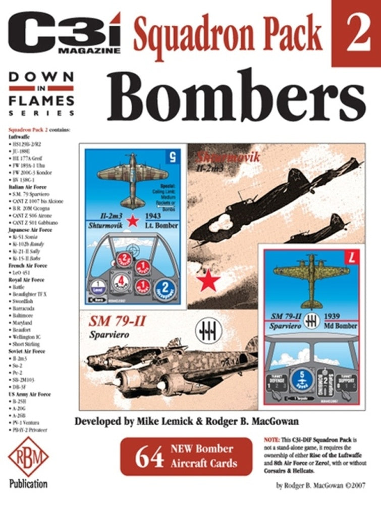 GMT Games - DiF Sqdrn Pack#2: Bombers