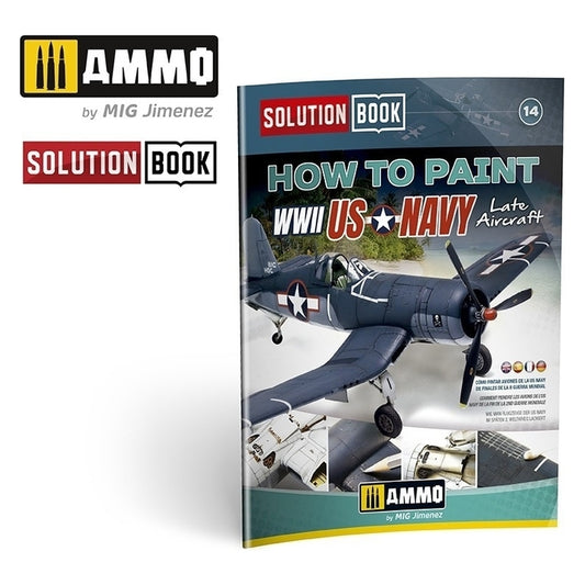 Ammo by MIG - Book - How To Paint Us Navy Wwii Late Solution Book 14