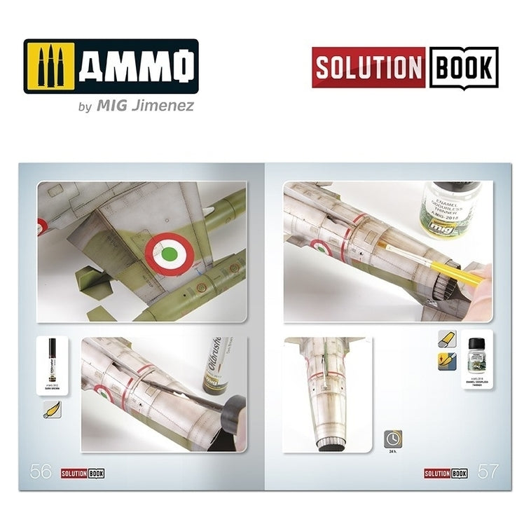 Ammo by MIG - Book - How To Paint Italian Nato Aircrafts Solution Book 15