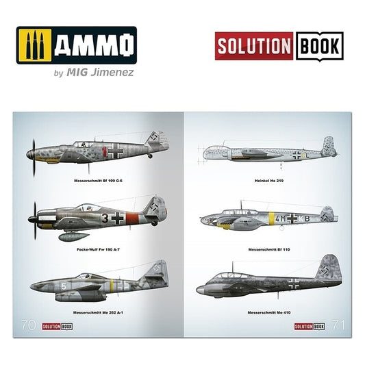 Ammo by MIG - Book - How To Paint Wwii Luftwaffe Mid War Aircraft Solution Book 18
