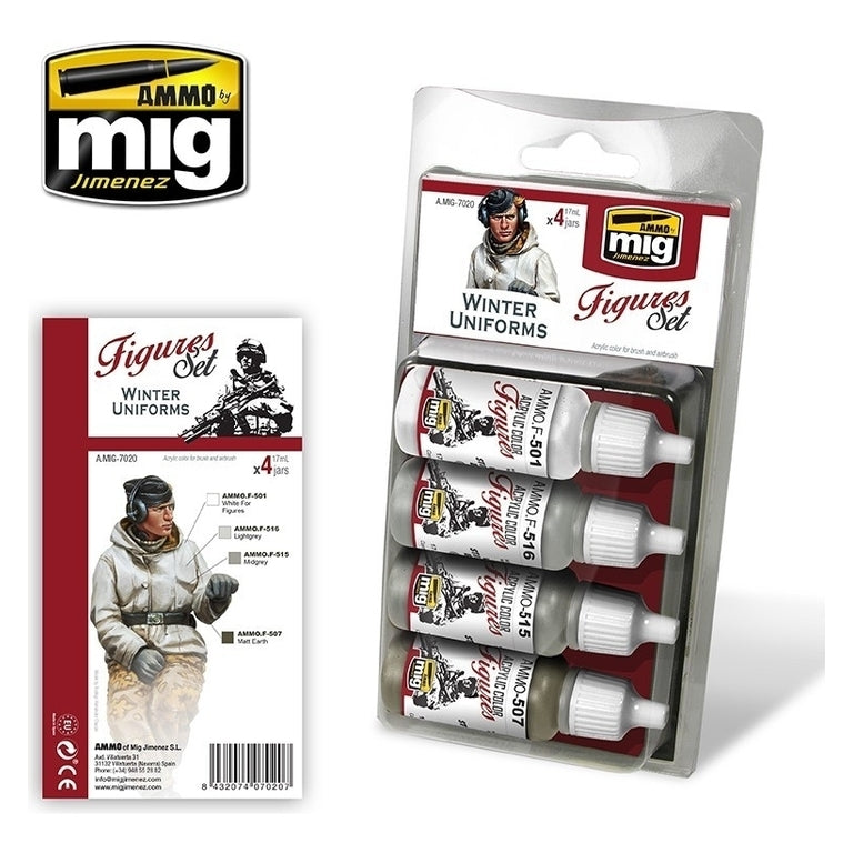 Ammo by MIG - Sets - Winter Uniforms Figures Set