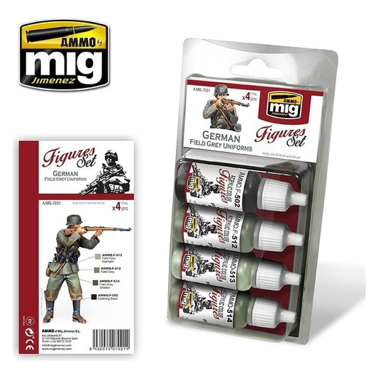 Ammo by MIG - Sets - German Field Grey Uniforms Figures Set