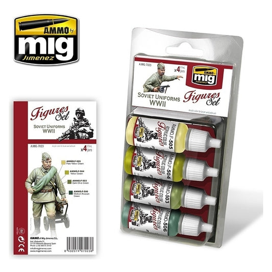 Ammo by MIG - Sets - Soviet Uniforms Wwii Figures Set
