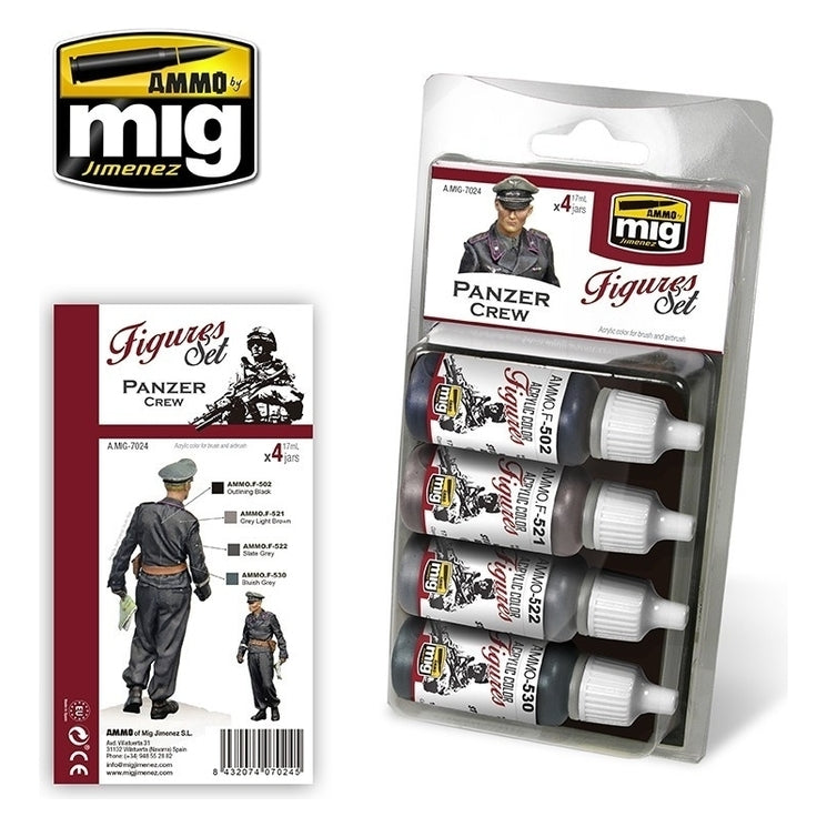 Ammo by MIG - Sets - Panzer Crew Figures Set