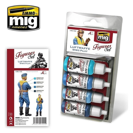 Ammo by MIG - Sets - Luftwaffe Wwii Pilot Figures Set
