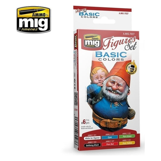 Ammo by MIG - Sets - Basic Colors Figures Set