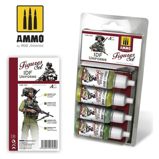 Ammo by MIG - Sets - Idf Uniforms Figures Set
