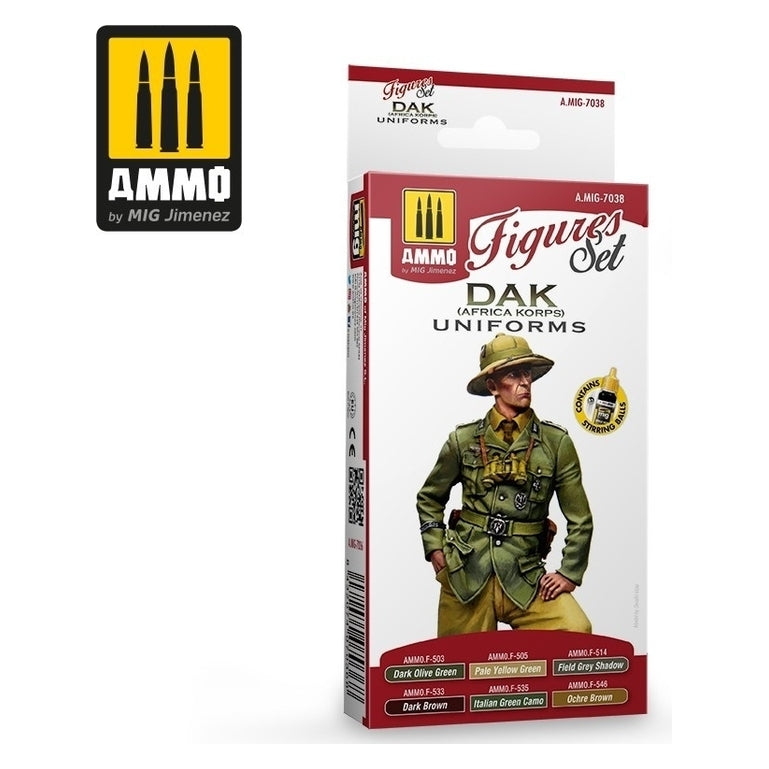 Ammo by MIG - Sets - Dak Uniforms (Africa Korps) Figures Set