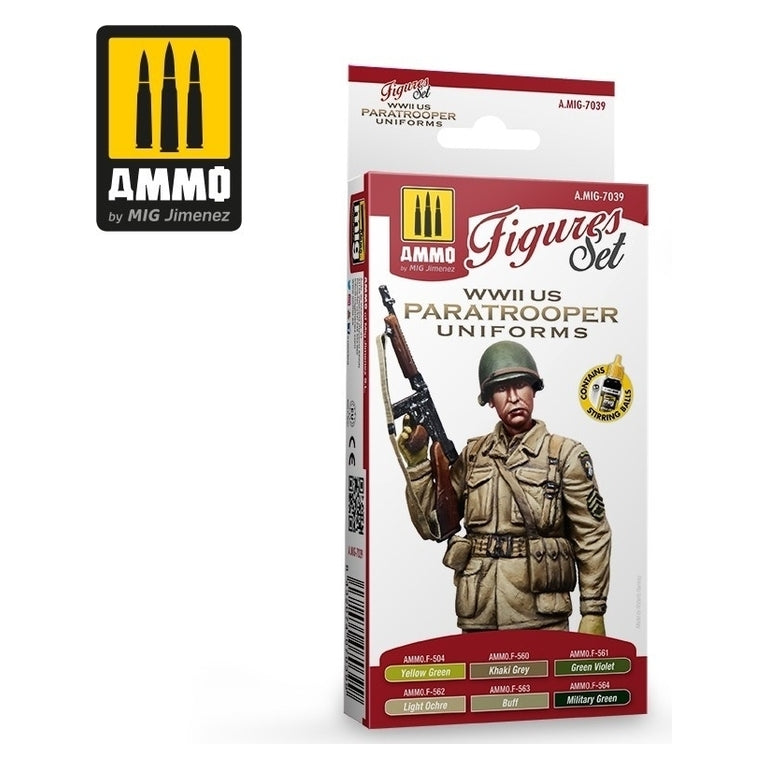 Ammo by MIG - Sets - Wwii Us Paratroopers Figures Set