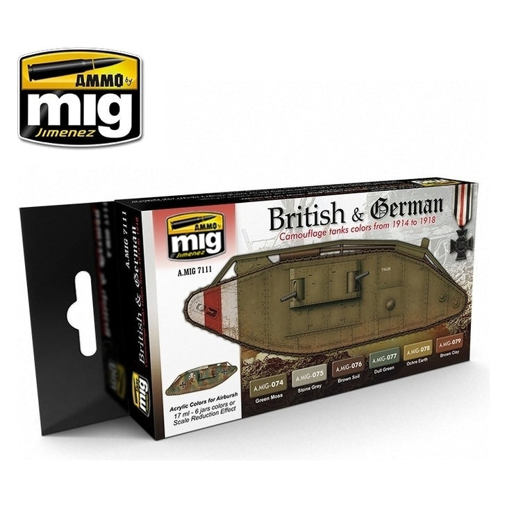 Ammo by MIG - Sets - Wwi British & German Colors Set
