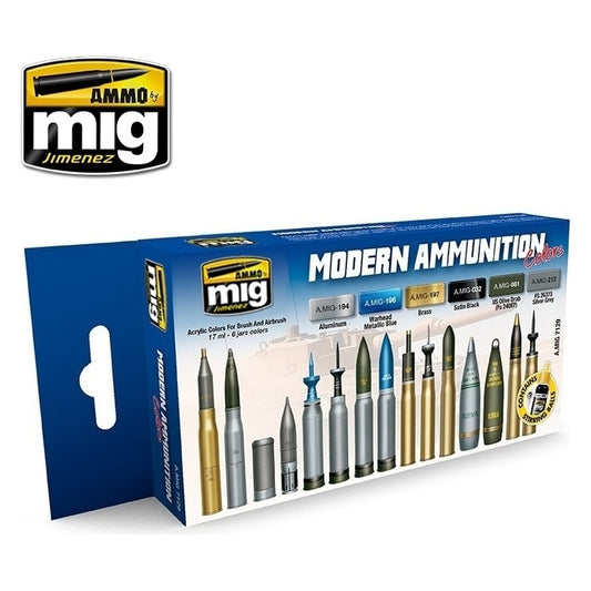 Ammo by MIG - Sets - Modern Ammunition Colors Set