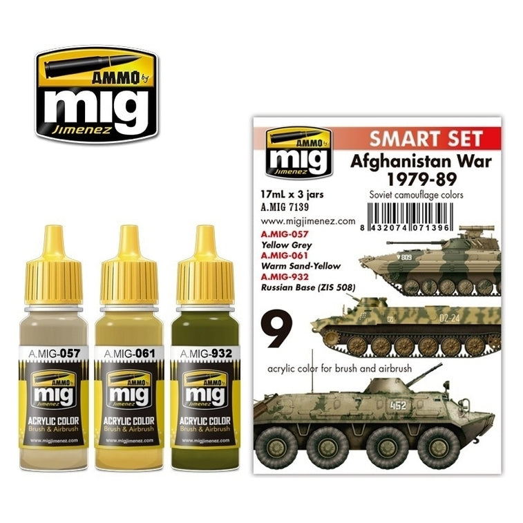 Ammo by MIG - Sets - Afghanistan War 1979-89 Soviet Camouflage Colors Set