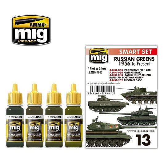 Ammo by MIG - Sets - Russian Greens 1956 To Present Set