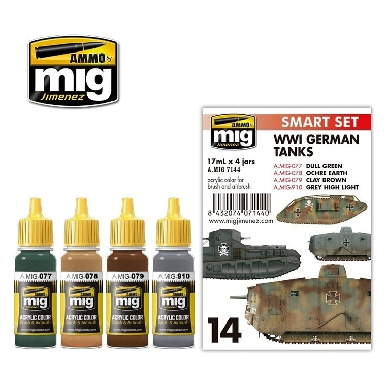 Ammo by MIG - Sets - Wwi German Tanks Set