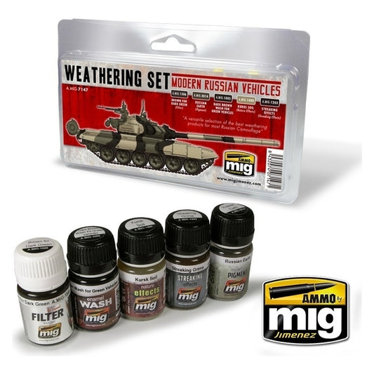 Ammo by MIG - Sets - Modern Russian Vehicles Weathering Set