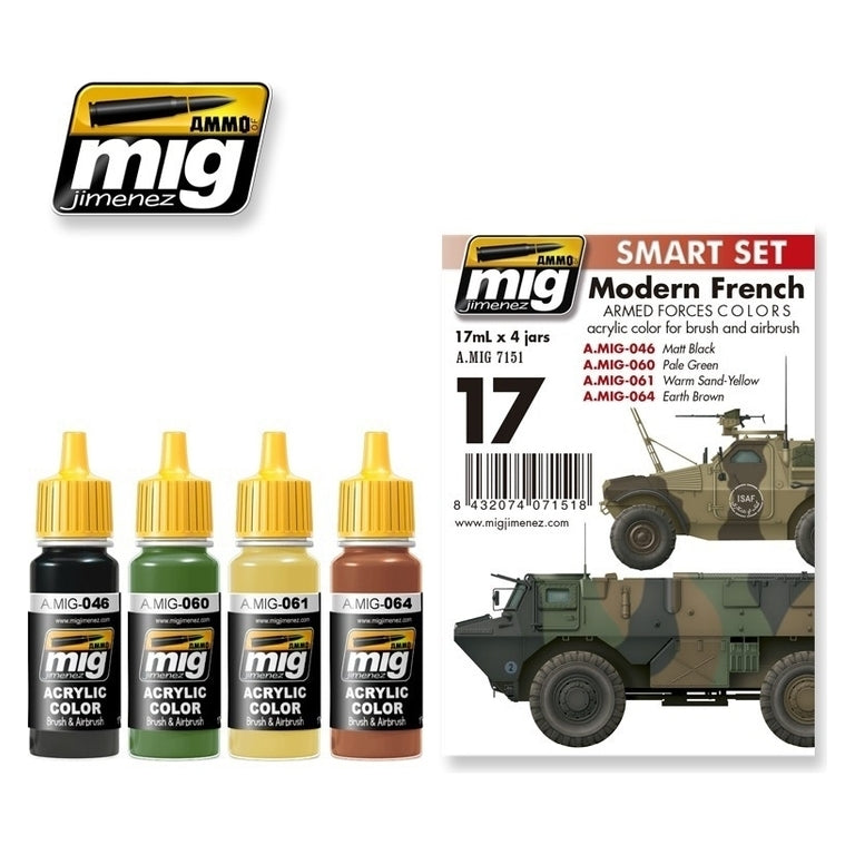 Ammo by MIG - Sets - Modern French Armed Forces Colors Set