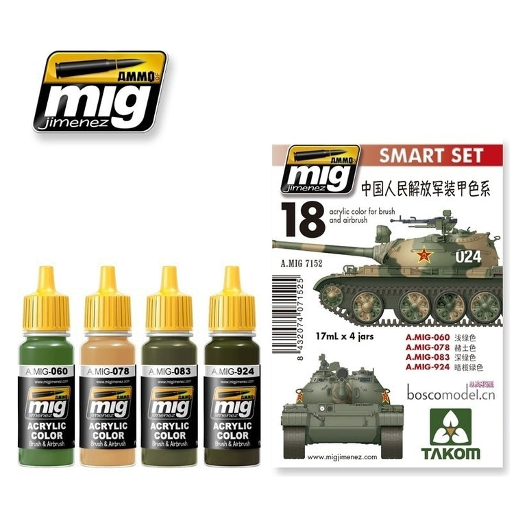 Ammo by MIG - Sets - Pla (Chinese People'S Liberation Army) Colors Set