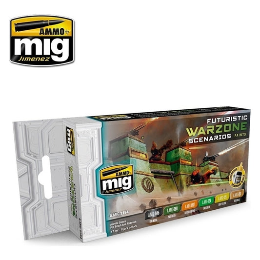 Ammo by MIG - Sets - Futuristic Warzone Scenarios Paints Set