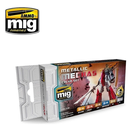 Ammo by MIG - Sets - Metallic Mechas Color Set