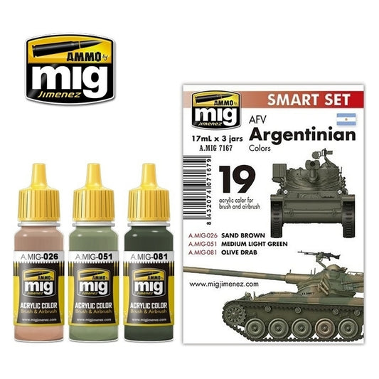 Ammo by MIG - Sets - Afv Argentinian Colors Set