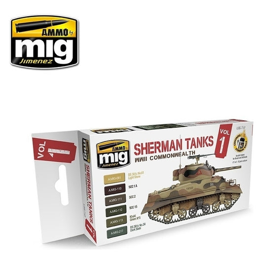 Ammo by MIG - Sets - Sherman Tanks Vol. 1 (Wwii Commonwealth) Set