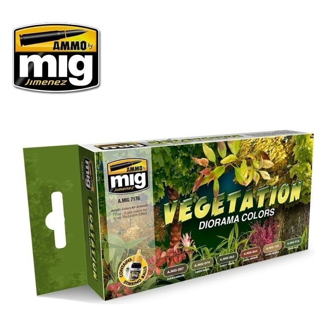 Ammo by MIG - Sets - Vegetation Diorama Colors Set