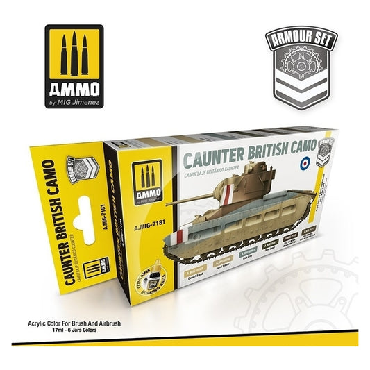 Ammo by MIG - Sets - Caunter British Camo Set