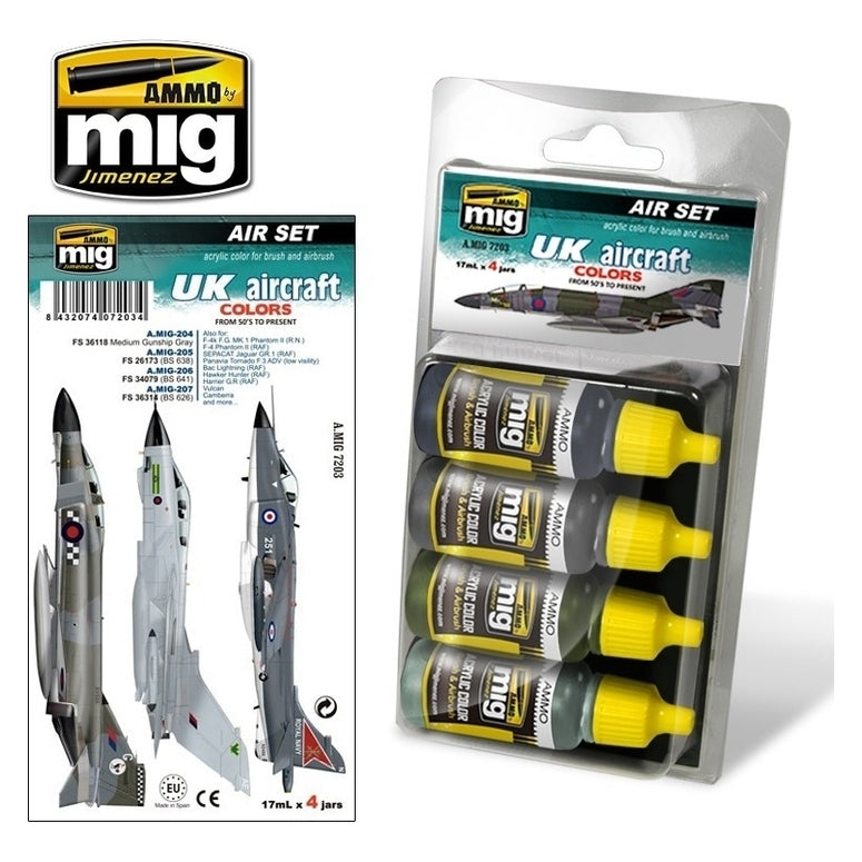 Ammo by MIG - Sets - Uk Aircraft Colors From 50'S To Present Set