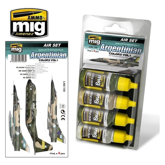 Ammo by MIG - Sets - Argentinian Colors Vol. 1 (Also Falklands-Malvinas War) Set