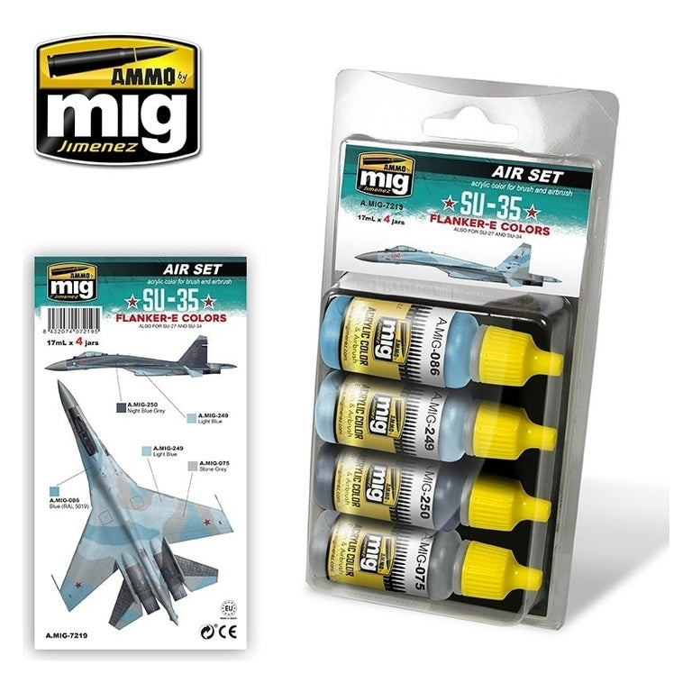 Ammo by MIG - Sets - Su-35 Flanker-E Colors (Also For Su-27 And Su-34) Set