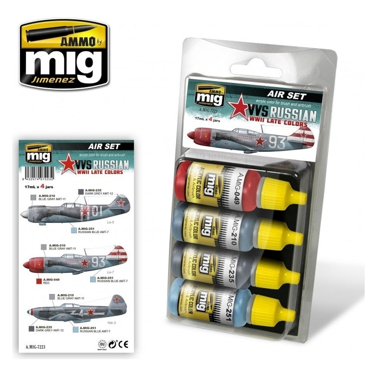 Ammo by MIG - Sets - Vvs Russian Wwii Late Colors Set