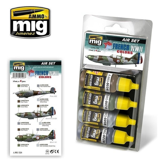 Ammo by MIG - Sets - French Wwii Colors Set