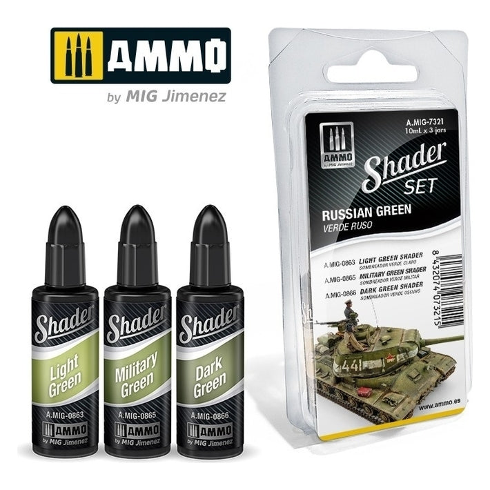 Ammo by MIG - Shader -  Russian Green Set