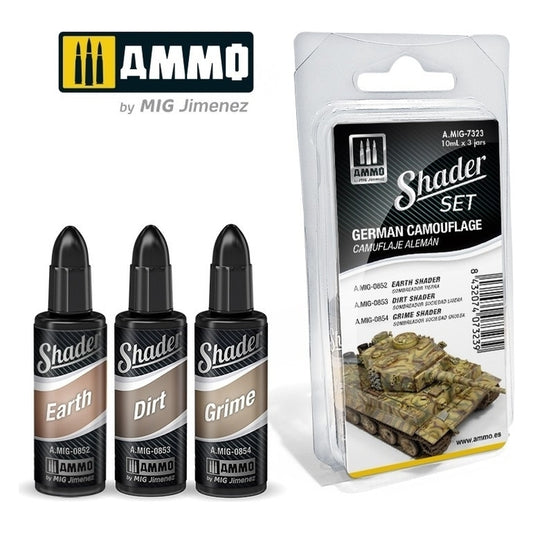 Ammo by MIG - Shader - German Camouflage Set