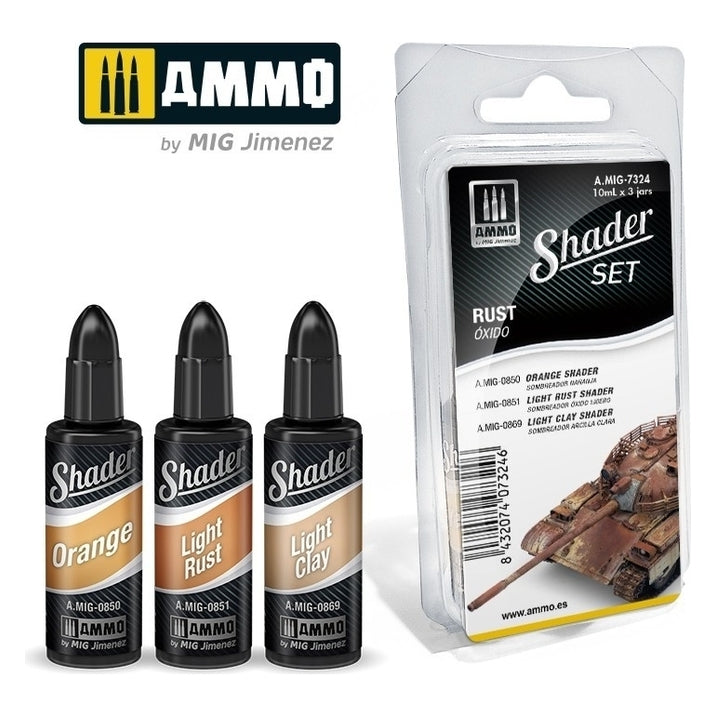 Ammo by MIG - Shader -  Rust Set