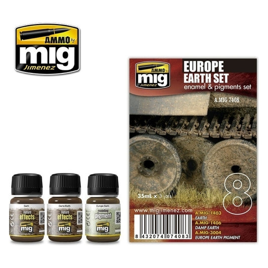 Ammo by MIG - Weathering - Europe Earth Set
