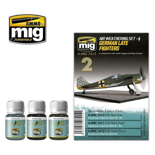 Ammo by MIG - Weathering - German Late Fighters Set