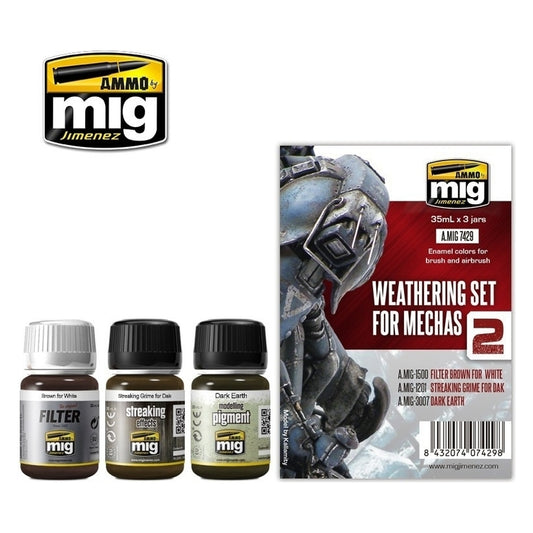 Ammo by MIG - Weathering - Weathering For Mechas Set