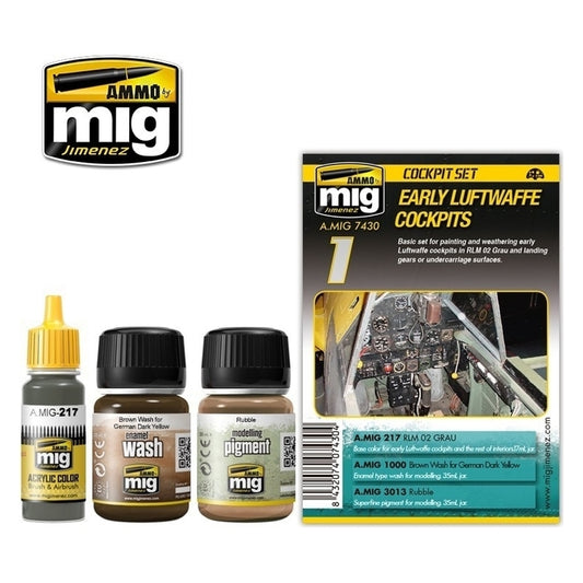 Ammo by MIG - Weathering - Early Luftwaffe Cockpits Set