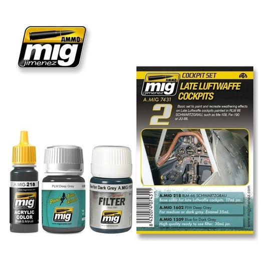 Ammo by MIG - Weathering - Late Luftwaffe Cockpits Set