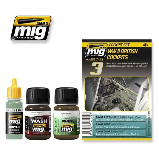 Ammo by MIG - Weathering - Wwii British Cockpits Set