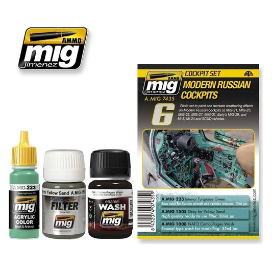 Ammo by MIG - Weathering - Modern Russian Cockpits Set