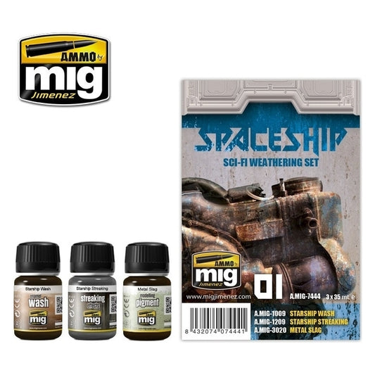 Ammo by MIG - Weathering - Spaceship Sci-Fi Weathering Set