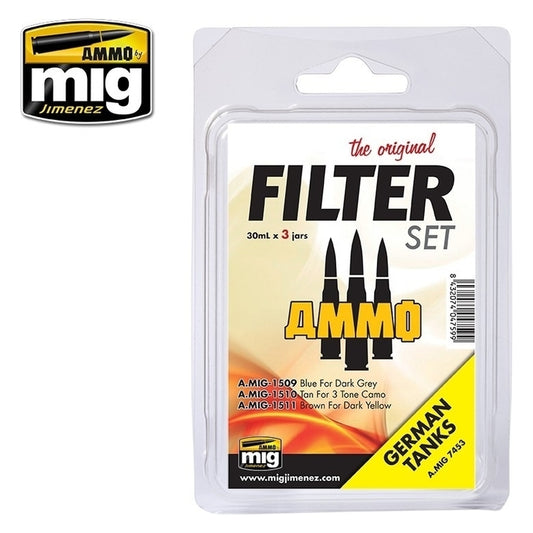 Ammo by MIG - Weathering - Filter German Tanks Set