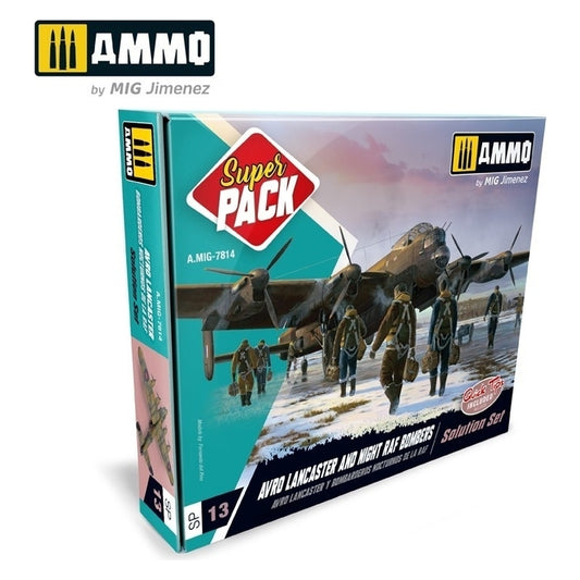 Ammo by MIG - Super Pack - Super Pack Avro Lancaster And Night Raf Bombers Solution Set